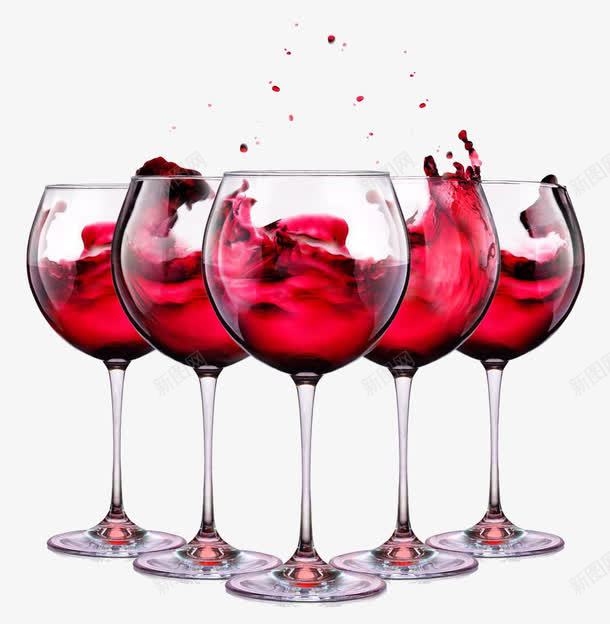 葡萄红酒杯png免抠素材_新图网 https://ixintu.com 倒酒 红酒 葡萄酒 高脚杯