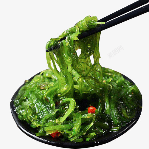 裙带菜海产类png免抠素材_新图网 https://ixintu.com 干裙带菜 海产品 海带 裙带菜