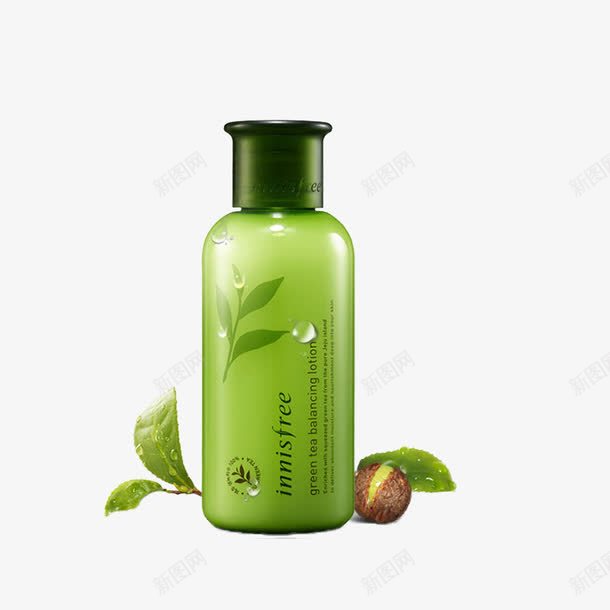 悦诗风吟绿茶精萃平衡柔肤露乳液png免抠素材_新图网 https://ixintu.com 乳液 产品实物 悦诗风吟 护肤 绿茶系列 补水