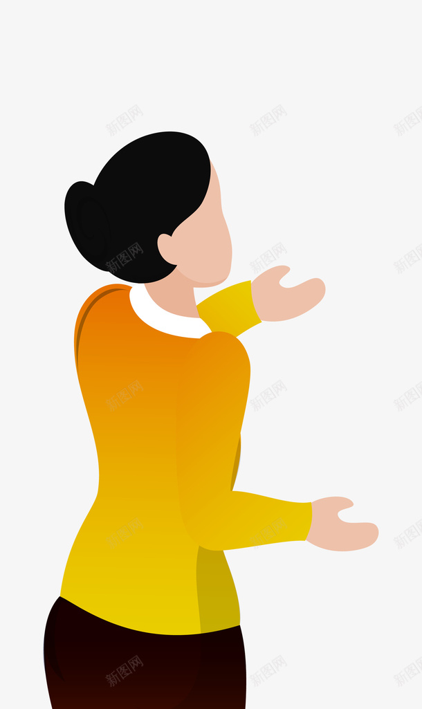 工作人员插画png免抠素材_新图网 https://ixintu.com 25D商务矢量人物 上班 工作 工作人员 矢量人物 都市白领