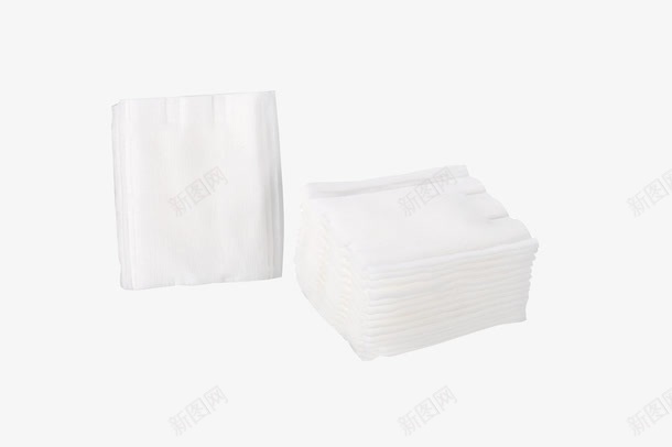 一叠化妆棉png免抠素材_新图网 https://ixintu.com 娓呮磥 鍚告按 鏂瑰舰 閫忔皵