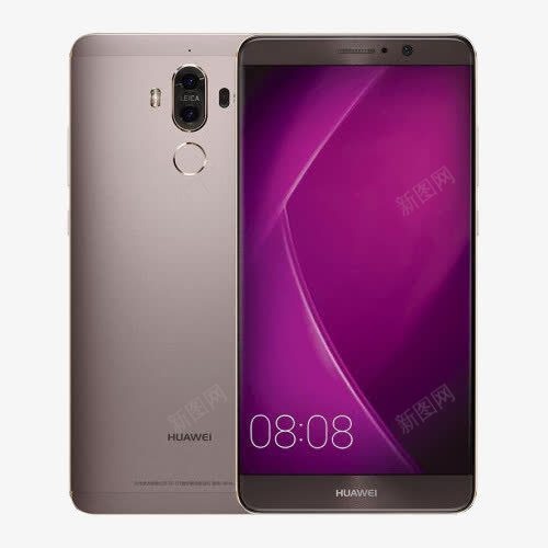 摩卡金华为Mate9手机png免抠素材_新图网 https://ixintu.com Mate9 产品实物 全网通 华为 华为MATE9 后置双摄像头 手机 摩卡金 麒麟960芯片
