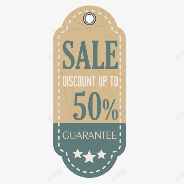 欧式复古纹理吊牌促销标签png免抠素材_新图网 https://ixintu.com SALE 促销标签 吊牌 复古 欧式 牛皮纹理