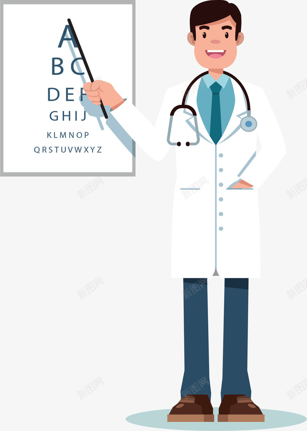体检检查视力医生矢量图ai免抠素材_新图网 https://ixintu.com 体检查视力 医生 检查视力 眼科 眼科医生 矢量png 矢量图