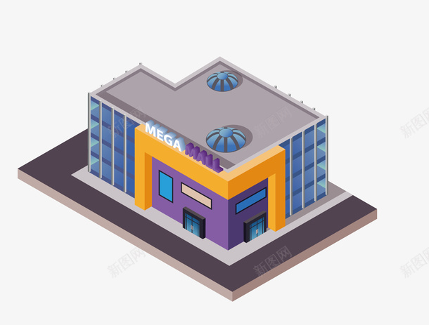 卡通扁平化商店png免抠素材_新图网 https://ixintu.com 卡通商店 商场 商店 商店png 商铺 商铺png 商铺扁平 扁平化商铺 矢量商铺