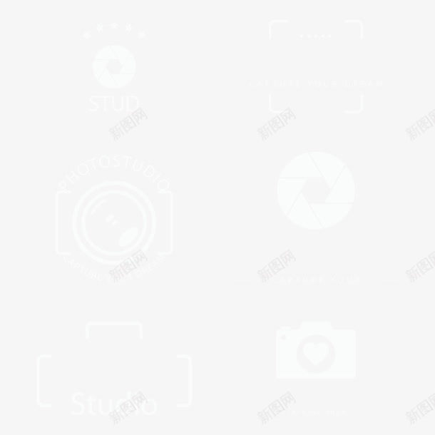 摄影工作室标志png免抠素材_新图网 https://ixintu.com 专业 单反相机 拍摄 拍照神器 摄影 摄影器材 数码 数码产品 照相 照相机 相机 镜头 高清设计 黑色 黑色单反 黑色相机