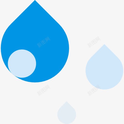 雨滴图标png_新图网 https://ixintu.com 天气 形状 水滴 水滴型 泪滴 液 血 雨滴