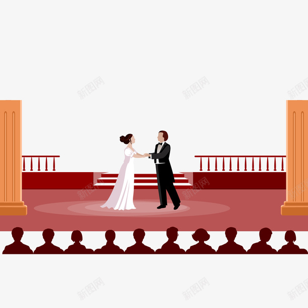 舞台剧情表演png免抠素材_新图网 https://ixintu.com 情景剧 歌舞剧 演出 舞台 舞蹈 表演 观看