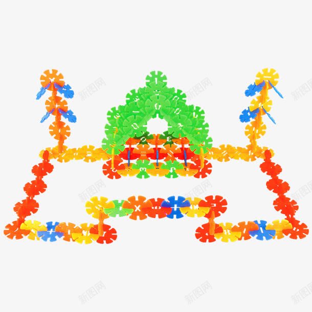 雪花片插接铁王座宝座png免抠素材_新图网 https://ixintu.com 启蒙 实物 幼儿 幼教 教具 玩具