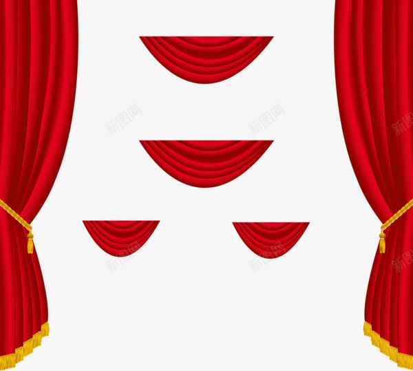 幕布png免抠素材_新图网 https://ixintu.com 布帘 帷幕 窗帘 舞台幕布 长幕布