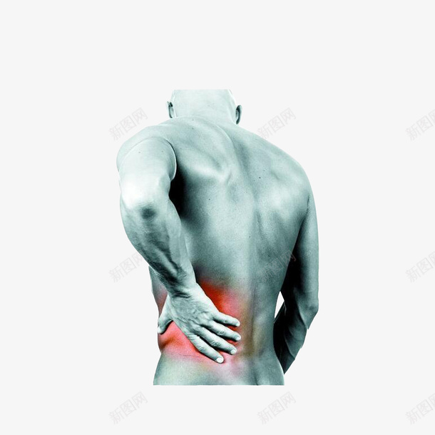 卡通腰痛的男子背影png免抠素材_新图网 https://ixintu.com 实物图 男子背影 腰痛男子 腰酸背疼 颈肩腰腿痛