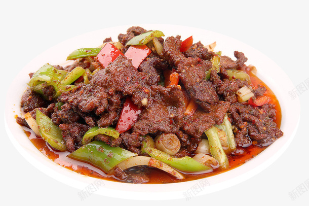 香辣水煮孜然牛肉png免抠素材_新图网 https://ixintu.com 双椒 孜然牛肉 水煮 牛肉 肉 辣椒 香辣 麻辣