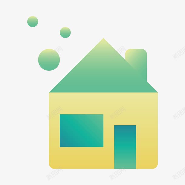 扁平化房子图标png_新图网 https://ixintu.com UI图标 小标志 房子 扁平化 扁平图标 手机图标 网页图标