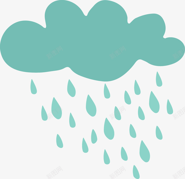 手绘卡通儿童画雨滴云朵png免抠素材_新图网 https://ixintu.com 云彩 儿童画 卡通 手绘 纸飞机 胡萝卜 花朵 雨滴