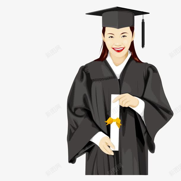女博士研究生png免抠素材_新图网 https://ixintu.com 博士 学位 研究生