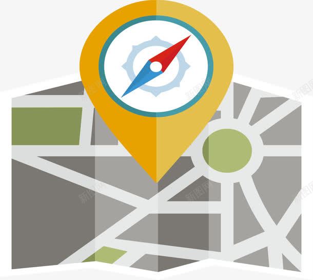 公司业务范围定位png免抠素材_新图网 https://ixintu.com 企业 地图 定位 指南针 矢量素材 经营范围 覆盖范围