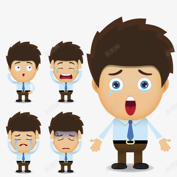 男士哭了png免抠素材_新图网 https://ixintu.com 伤心 流泪 男士 痛哭 老板哭了