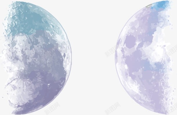 的梦幻月球png免抠素材_新图网 https://ixintu.com 中秋 中秋节 天体 宇宙 星球 月亮 月球 梦幻