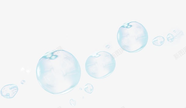 白色水珠用心服务png免抠素材_新图网 https://ixintu.com 服务 水珠 用心 白色