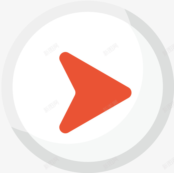 红色三角形箭头矢量图图标eps_新图网 https://ixintu.com LOGO 三角形 下一页箭头 卡通箭头 矢量箭头 红色 红色箭头 矢量图