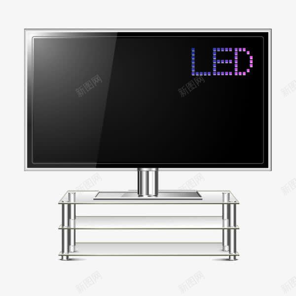 LED液晶显示器png免抠素材_新图网 https://ixintu.com 先进 发光 电脑 电视 科技 视频