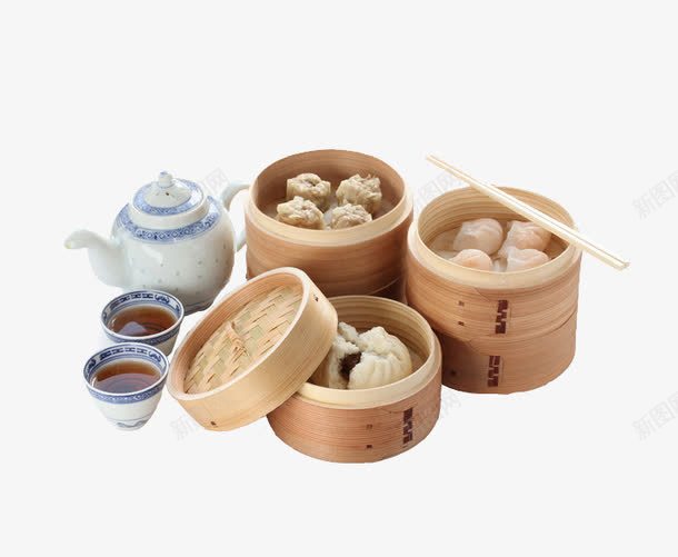 广式下午茶矢量图eps免抠素材_新图网 https://ixintu.com 实物 广式下午茶 美食 蒸饺 食物矢量 饺子 矢量图