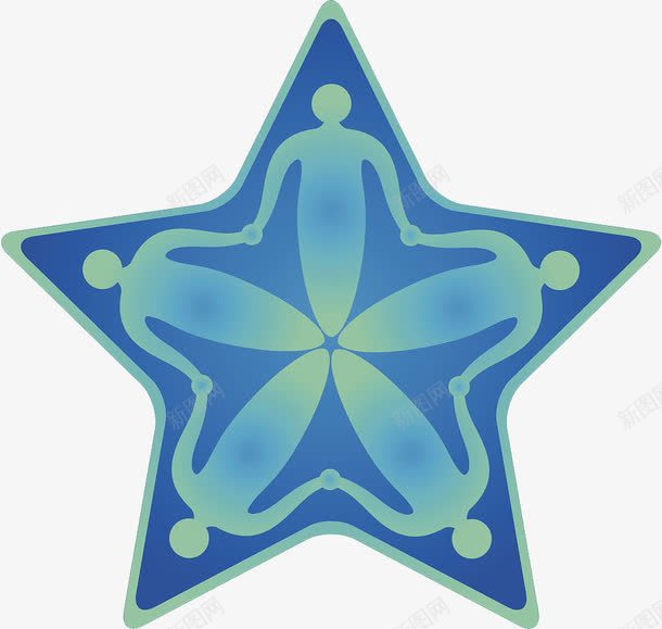 团结互助图标png_新图网 https://ixintu.com 合作团队 圆角五角星 援助之手 支撑协助 相伴团结 联系 领导能力