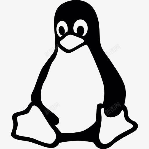 Linux平台图标png_新图网 https://ixintu.com 企鹅 标志 标识 鸟