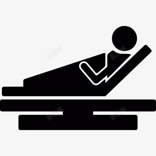 病人住院床图标png_新图网 https://ixintu.com 医学 医生 医疗 疾病 病人 病人休息 铺设