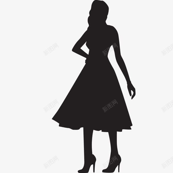 女孩轮廓png免抠素材_新图网 https://ixintu.com 人物 女人 手绘 矢量装饰 装饰 装饰画