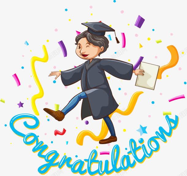 毕业季卡通手绘祝贺毕业卡片png免抠素材_新图网 https://ixintu.com 博士帽 卡片 卡通毕业生 学位 学士帽 开心毕业生 彩带 毕业 毕业卡通图 毕业季 毕业生 毕业证书 硕士帽 证书 贺卡