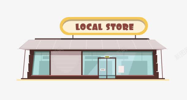 综合商铺卡通png免抠素材_新图网 https://ixintu.com local store 卡通商店 商场 商店 商店png 商铺 商铺png 商铺扁平 扁平化商铺 矢量商铺