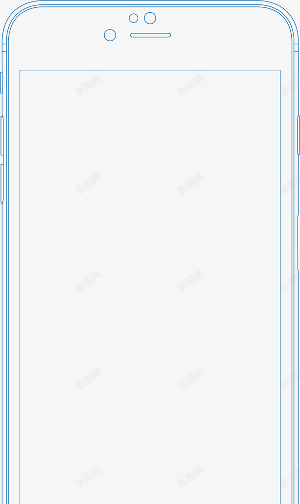 卡通手机正面元素png免抠素材_新图网 https://ixintu.com 卡通手机正面 可爱手机正面 手机 手机平放 手机正面元素