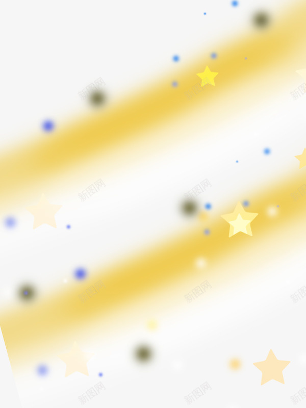 黄色星星点点psd免抠素材_新图网 https://ixintu.com 小装饰 彩虹 星星 点点 黄色