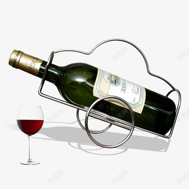 红葡萄酒png免抠素材_新图网 https://ixintu.com 酒文化 酒杯 酒架 酒瓶