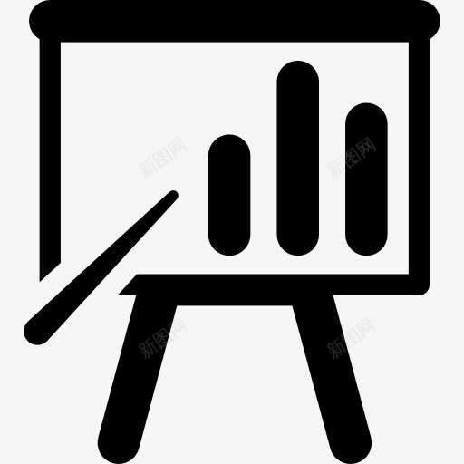 展示板图图标png_新图网 https://ixintu.com 业务 分析 数据分析 数据统计 条形图 统计