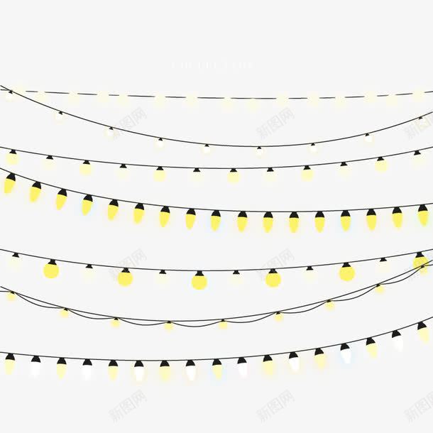 挂灯矢量图ai免抠素材_新图网 https://ixintu.com 气氛 高清 黄色 矢量图