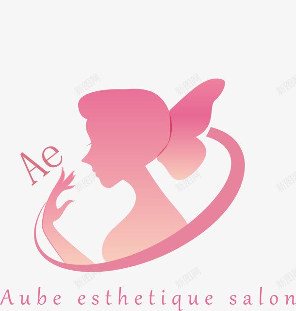 美容院logo图标png_新图网 https://ixintu.com logo 女性 标志 美容院LOGO 美容院logo