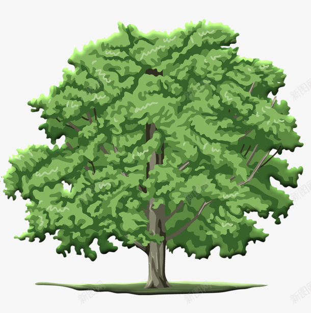 卡通茂密绿树植树节png免抠素材_新图网 https://ixintu.com png素材 卡通茂密绿树 树 植树节 适合植树节树的免扣图片