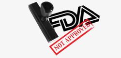 黑色大气企业FDA认证标志图素材