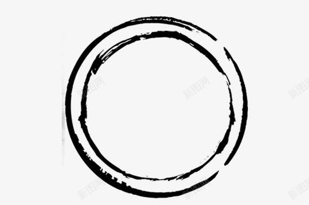细长圆形水墨png免抠素材_新图网 https://ixintu.com psd 水墨 环形圈 画 细长