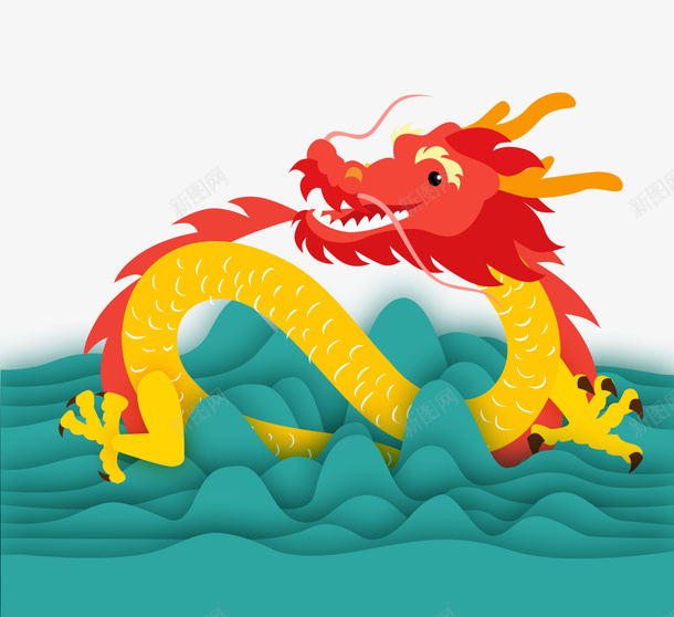 黄色龙抬头龙头背景psd免抠素材_新图网 https://ixintu.com 二月二龙抬头 初一 正月 龙抬头剪发 龙抬头海报 龙抬头理发