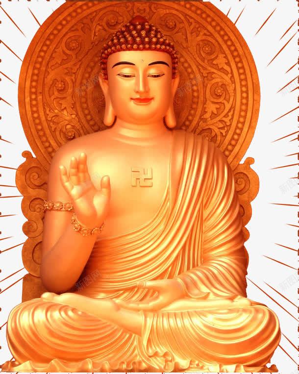 佛光普照psd免抠素材_新图网 https://ixintu.com PSD格式素材 佛光 佛光普照素材 佛教 光线 免费PNG 大佛 金色