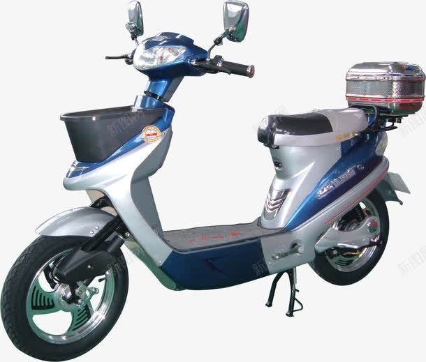 电动车png免抠素材_新图网 https://ixintu.com 交通工具 助力车 电动车 电瓶车 电瓶车清新背景 踏板车
