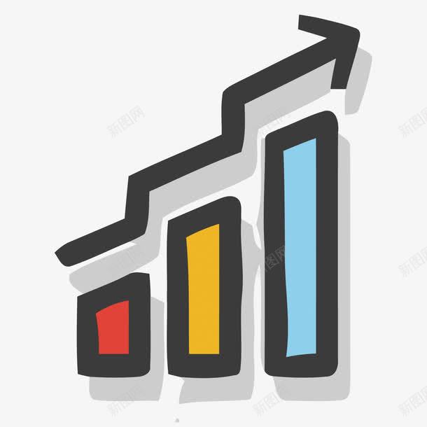上升趋势图png免抠素材_新图网 https://ixintu.com 上升 矢量素材 素材 趋势