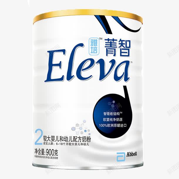 雅培ELEVA菁智纯净较大婴儿png免抠素材_新图网 https://ixintu.com 618个月 ELEVA菁智纯净较大婴儿和幼儿配方奶粉2段 产品实物 雅培Abbott