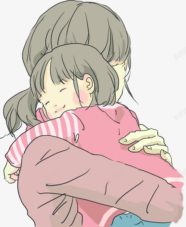 关爱呵护人物母子拥抱png免抠素材_新图网 https://ixintu.com 亲子拥抱 人物 关爱 呵护 拥抱 母子