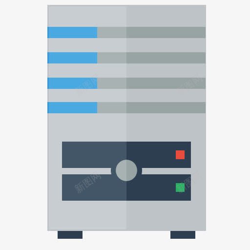 电脑服务器虚拟主机一月flatpng免抠素材_新图网 https://ixintu.com Computers host servers web 服务器 电脑 虚拟主机