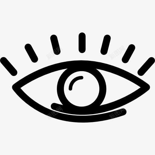 人类的眼睛图标png_新图网 https://ixintu.com 人 人的眼睛 打开 眼睛 视觉 身体的一部分 随机的
