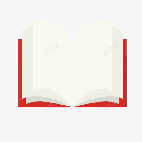 手绘卡通书png免抠素材_新图网 https://ixintu.com 上学 书籍 树